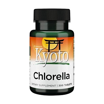 foto дієтична добавка в таблетках swanson kyoto chlorella хлорела, 300 шт