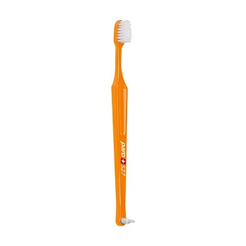 foto дитяча зубна щітка paro swiss kids s27, м'яка, помаранчева, 1 шт