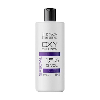 foto окислювальна емульсія для фарбування волосся jnowa professional oxy emulsoin 1.5% (5 vol), 1 л