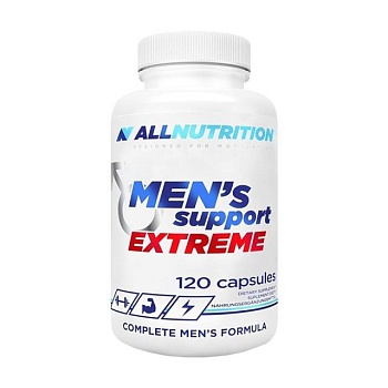 foto диетическая добавка мужская в капсулах allnutrition men's support extreme, 120 шт