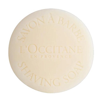 foto мужское мыло для бритья l'occitane homme cade shaving soap, 100 г
