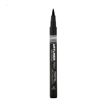 foto подводка-фломастер для глаз pastel profashion artliner pen 01 черная, 0.8 мл