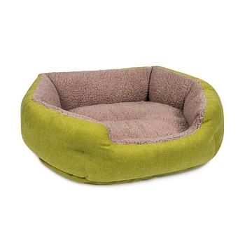 foto лежак для собак та кішок pet fashion brig, лайм, 58*48*20 см (pr242409)