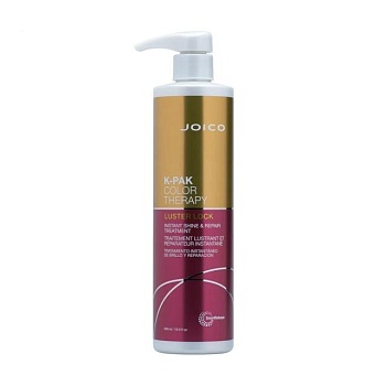 foto восстанавливающее средство для блеска волос joico k-pak color therapy luster lock instant shine & repair treatment, 500 мл