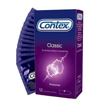 foto презервативы contex classic классические с силиконовой смазкой, 12 шт