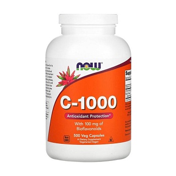 foto дієтична добавка вітаміни в капсулах now foods vitamin c-1000 вітамін с, 500 шт