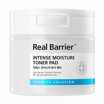foto увлажняющие тонер-пады для лица real barrier intense moisture toner pad, 200 мл, 100 шт