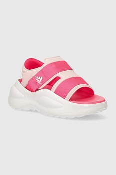 foto дитячі сандалі adidas mehana sandal kids колір рожевий