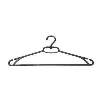 foto вешалка для одежды ekodeo, 42 см, чорна, 1 шт (p95003)