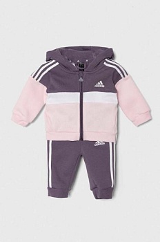 foto cпортивний костюм для немовлят adidas колір фіолетовий