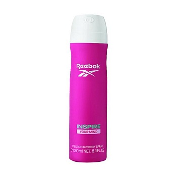 foto парфумований дезодорант reebok inspire your mind deodorant body spray жіночий, 150 мл