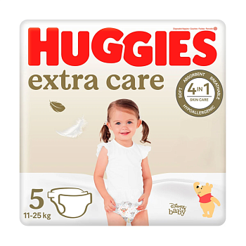 foto уценка! подгузники huggies extra care box размер 5 (11-25 кг), 33 шт