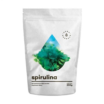 foto диетическая добавка в порошке aura herbals spirulina спирулина, 200 г