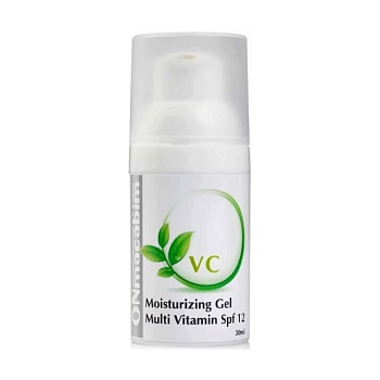 foto зволожувальний гель для обличчя onmacabim vc moisturizing gel multi vitamin spf 12 мультивітамін, 30 мл