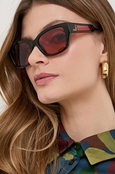 foto солнцезащитные очки max&co. женские цвет чёрный