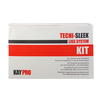 foto набір для кератинового випрямлення волосся kaypro tecni-sleek liss system, 6 одиниць