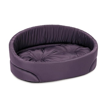 foto лежак для собак природа lux 2, пурпурный, 52*36*20 см (pr241783)