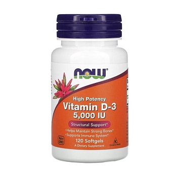 foto диетическая добавка витаминны в желатиновых капсулах now foods vitamin d-3 5000 ме, 120 шт