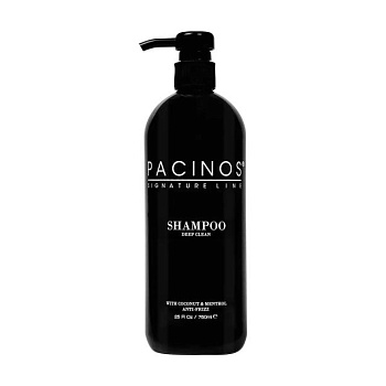 foto очищающий шампунь для волос pacinos deep clean shampoo, 750 мл