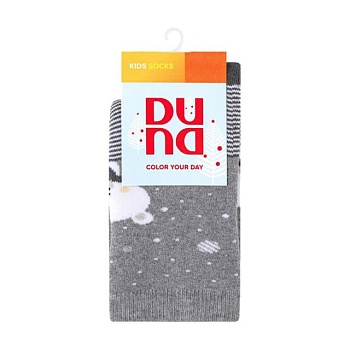 foto дитячі шкарпетки duna 4285 сірі, розмір 22-24
