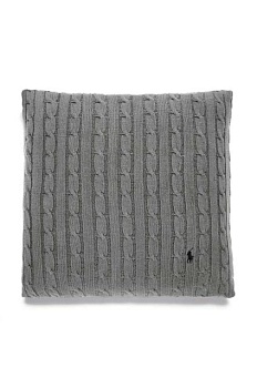 foto декоративна наволочка для подушки ralph lauren rl cable charcoal 45 x 45 cm