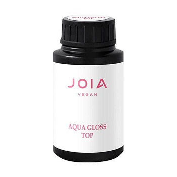 foto топ для гель-лака joia vegan aqua gloss top, 30 мл