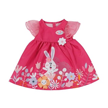 foto одежда для куклы zapf baby born платье с цветами, от 3 лет (832639)
