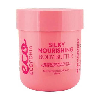 foto питательное масло для тела ecoforia skin harmony silky nourishing body butter, 200 мл