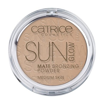 foto пудра-бронзатор catrice sun glow matt bronzing powder, 030 medium bronze, 9.5 г