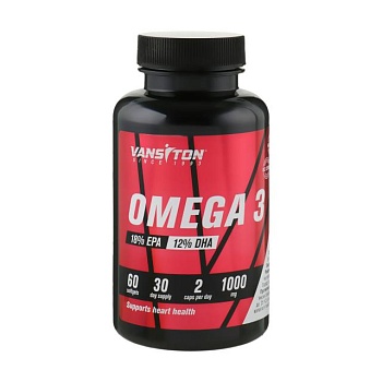 foto дієтична добавка жирні кислоти в капсулах vansiton omega-3, 60 шт