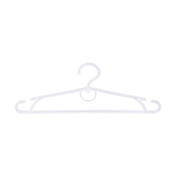 foto вешалка для детской одежды ekodeo, белая, 1 шт (p95006)