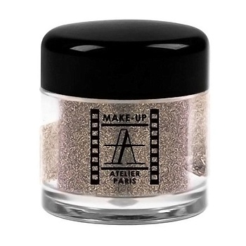 foto розсипчаста перламутрова пудра для повік make-up atelier paris pearl powder pp39 smokey, 4 г