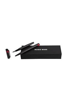 foto набор: перо и шариковая ручка hugo boss set loop diamond