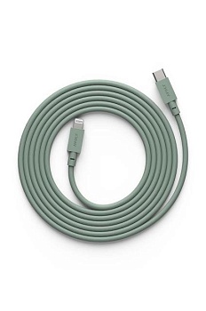 foto зарядний usb кабель avolt cable 1, usb-c to lightning, 2 m