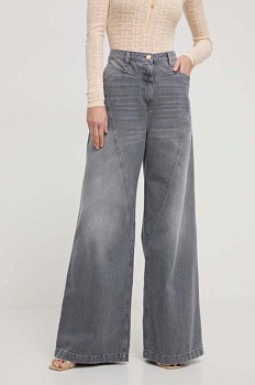 foto джинсы elisabetta franchi женские цвет серый