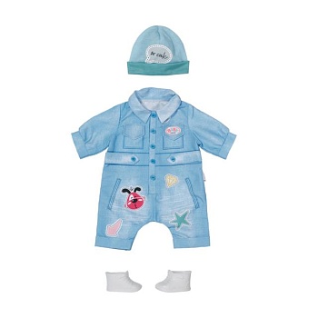 foto набір одягу для ляльки zapf baby born джинсовий стиль, від 3 років (832592)