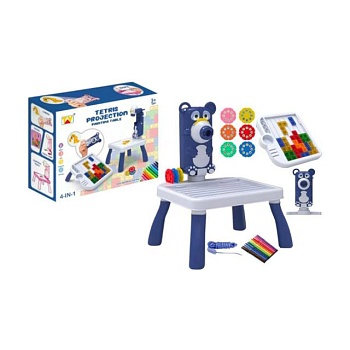 foto детский стол для рисования yg toys с проектором и мозаикой, в коробке, от 3 лет (2200-10)