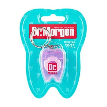 foto зубная нить dr. morgen dental floss mini для ежедневного ухода, фиолетовый, 15 м