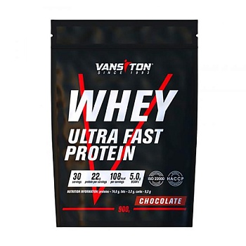 foto диетическая добавка протеин vansiton ultra fast protein шоколад, 900 г