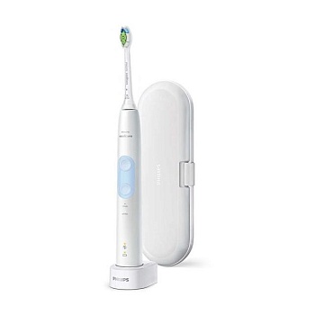 foto електрична зубна щітка philips sonicare protectiveclean 4500 hx6839/28 біла, 1 шт