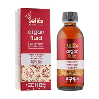 foto флюїд для волосся echosline seliar argan fluid з аргановою олією, 150 мл