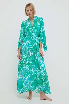 foto пляжна сукня melissa odabash колір зелений