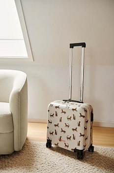 foto дитяча валіза liewood hollie hardcase suitcase колір бежевий