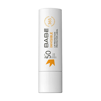 foto ультразащитный невидимый бальзам-стик для губ babe laboratorios sun protection invisible lip protection  spf 50, 4 г