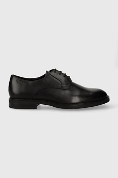 foto кожаные туфли vagabond shoemakers andrew мужские цвет чёрный 5568.001.20