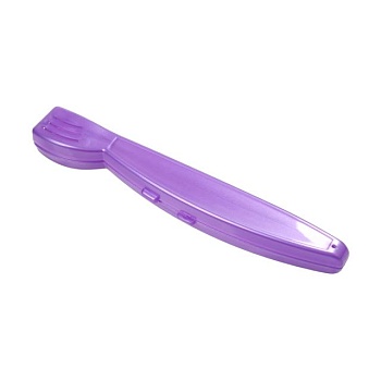 foto футляр для зубной щетки ekodeo simple фиолетовый (l9102vt)