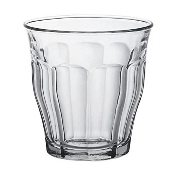 foto набір склянок duralex picardie низьких, 6*250 мл (1027ab06)