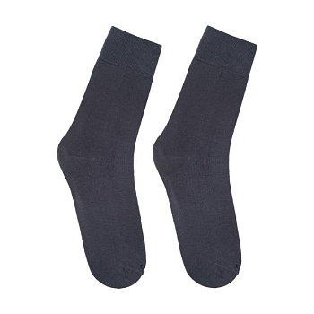 foto шкарпетки чоловічі duna 2169 високі, темно-сірі, розмір 25-27