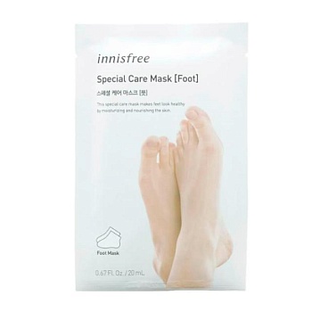 foto маска для ніг innisfree special care mask foot для пом'якшення шкіри стоп, 20 мл