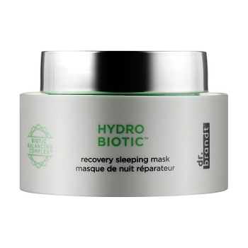 foto восстанавливающая увлажняющая ночная маска для лица dr. brandt hydro biotic recovery sleeping mask с пробиотиком, 50 мл